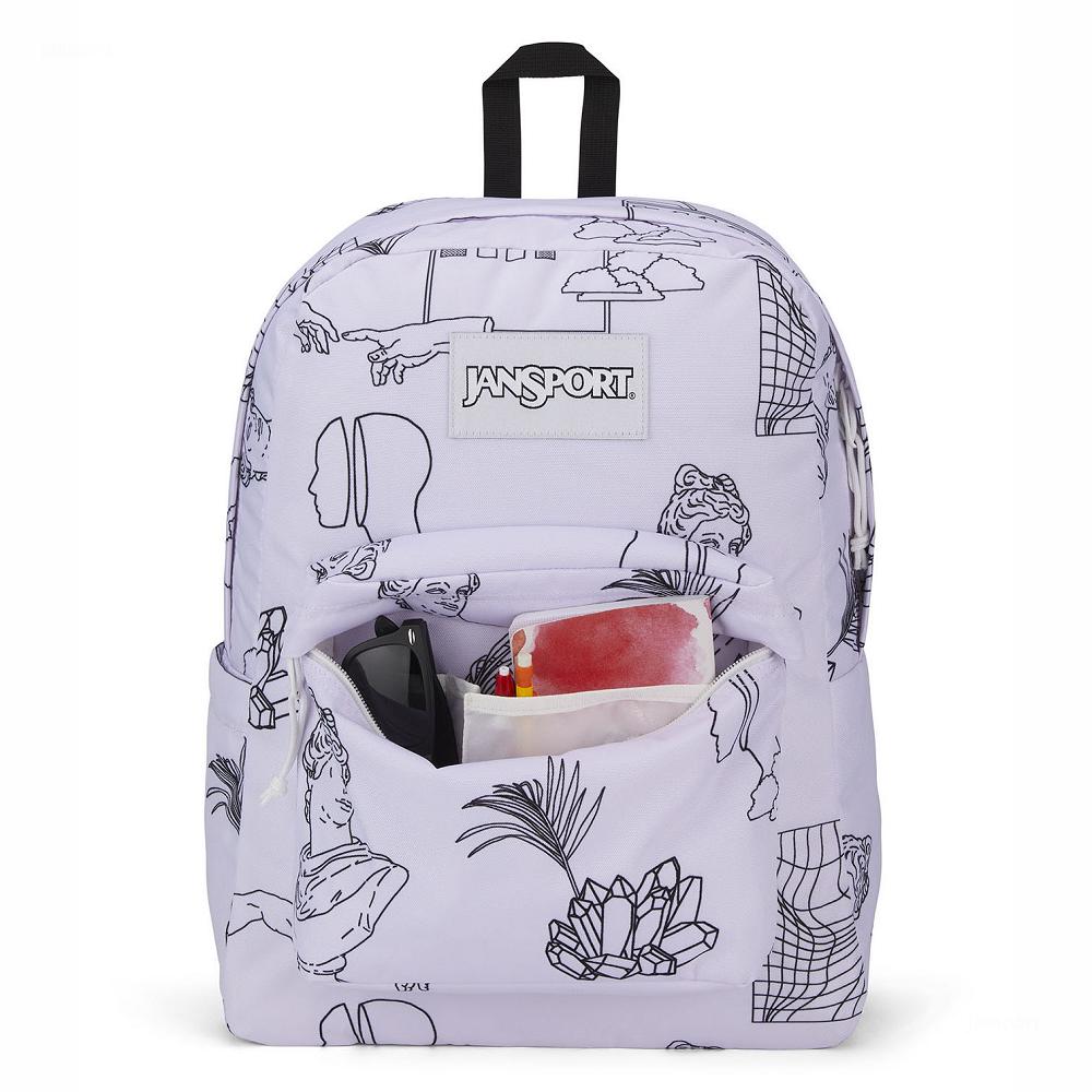 Sac à Dos Scolaire JanSport SuperBreak? Blanche | LNY-03564506